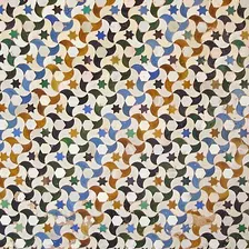 Alicatado tilework in the Alhambra, Granada