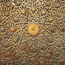 Tomb gate of the Sultan Hassan Mosque, Cairo