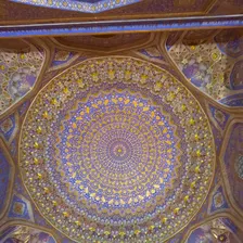 Tilya-Kori dome, Samarkand