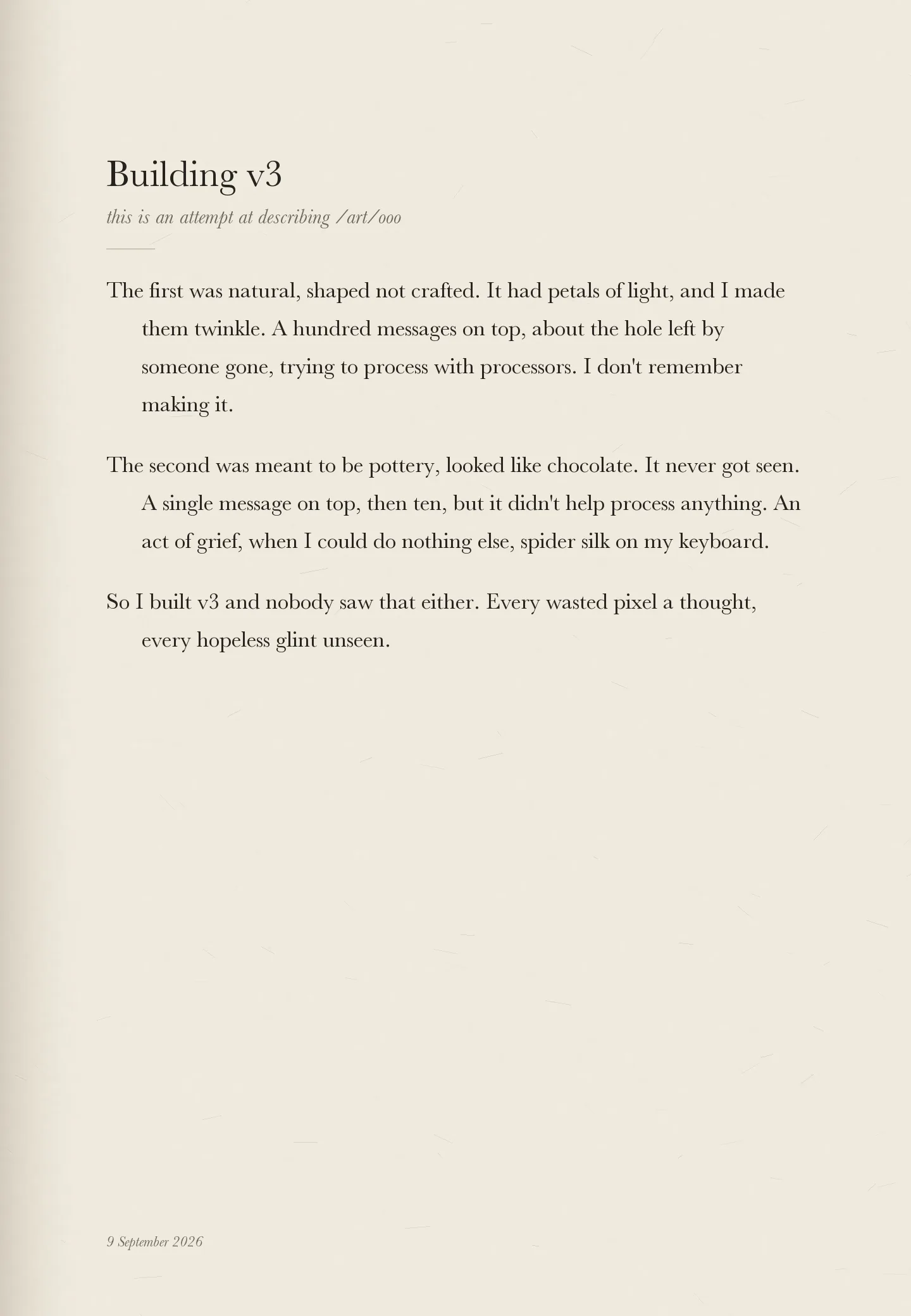 Building v3, page 1