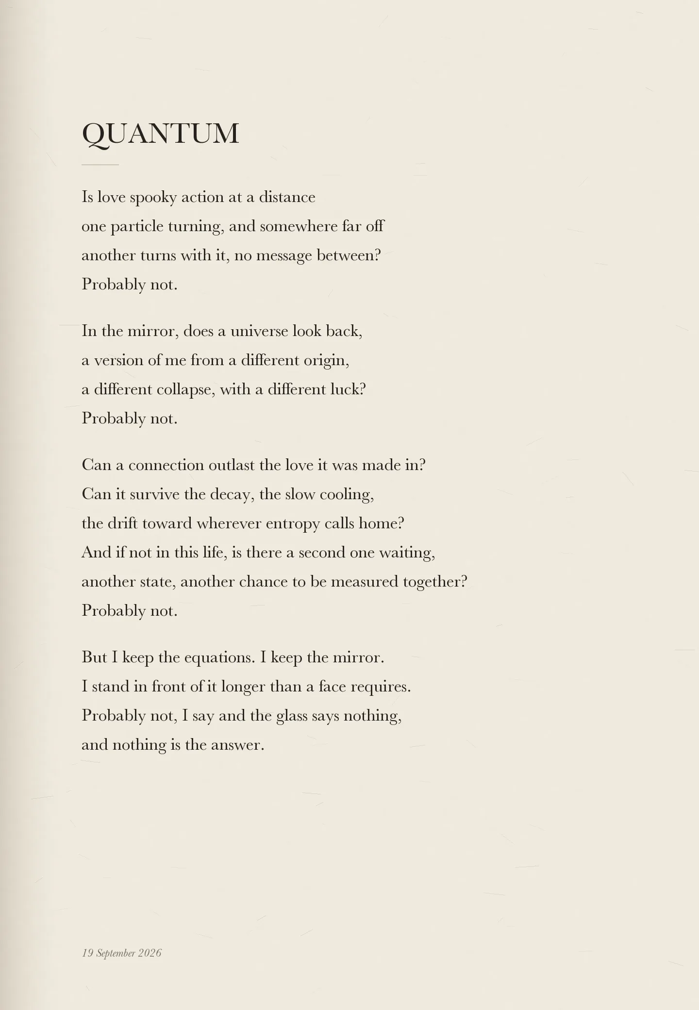 QUANTUM, page 1