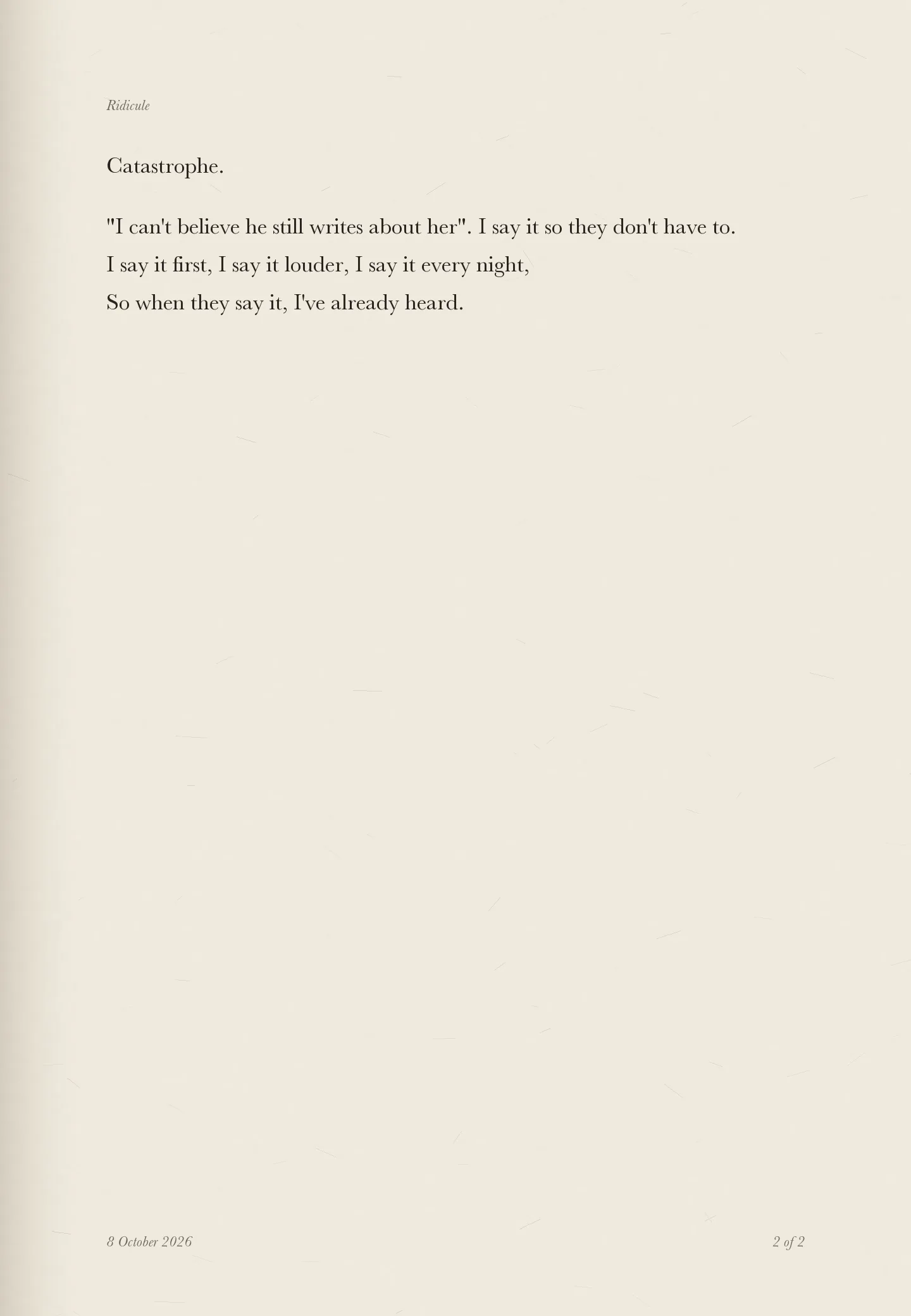 Ridicule, page 2