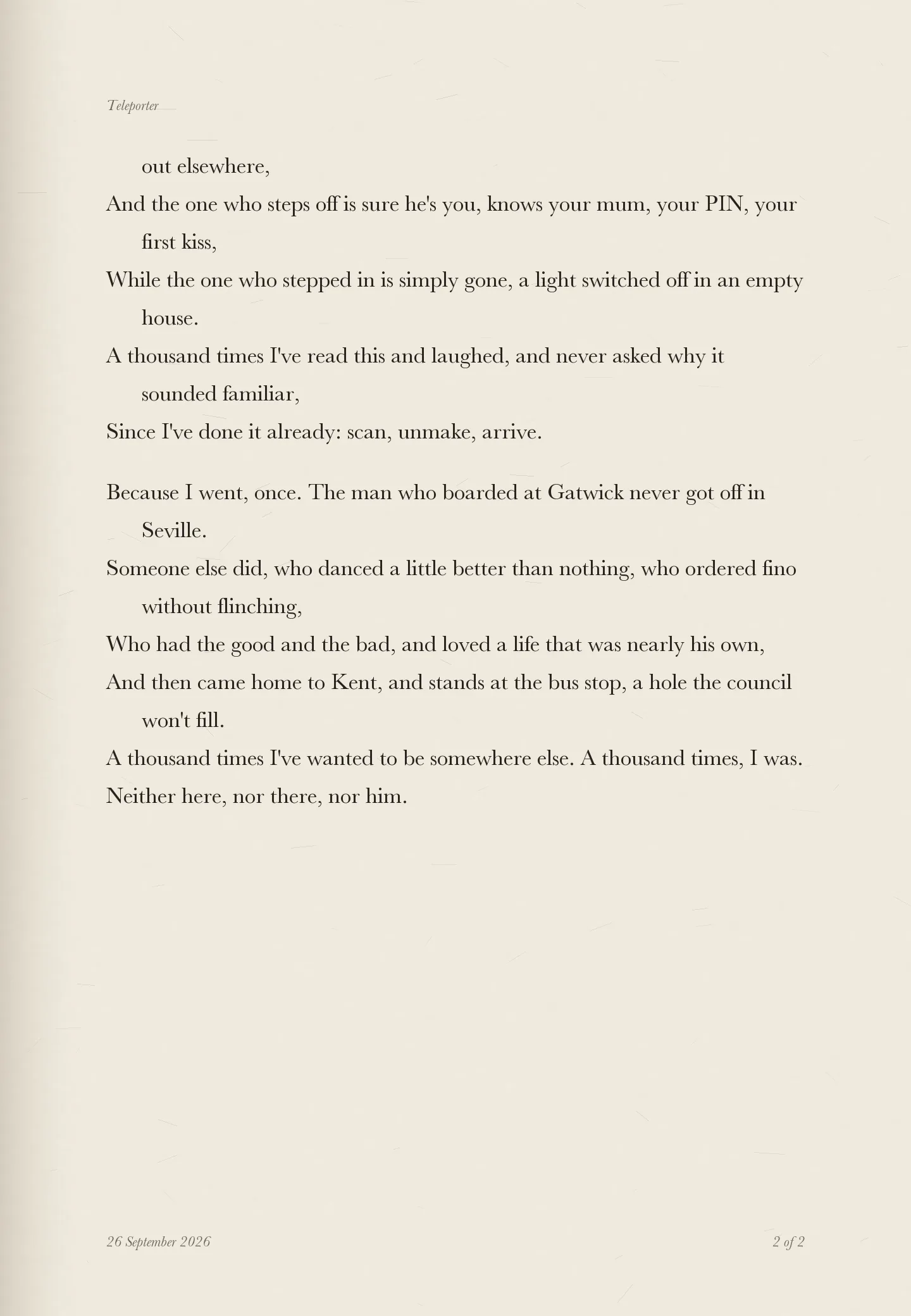 Teleporter, page 2